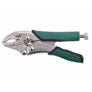 Kìm bấm chết có bao da mũi cong 5in Sata 71105