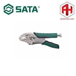 Kìm bấm chết có bao da mũi cong 5in Sata 71105