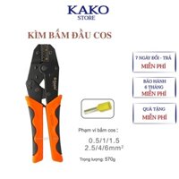 Kìm bấm cos Asaki, kềm bấm cốt Asaki, bấm đầu cos Asaki