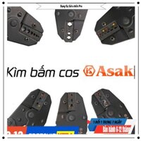 Kìm bấm cos Asaki, kềm bấm cốt Asaki, bấm đầu cos Asaki