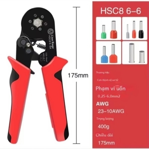 Kìm bấm cos cao cấp Fasen HSC8 6-6A