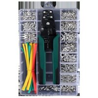 Kìm bấm cos đa năng K100 tặng hộp 340 đầu cos và gen co nhiệt