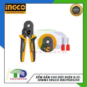 Kìm bấm cos dây điện Ingco HRCPG05210