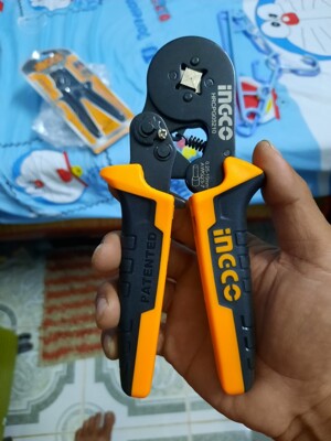 Kìm bấm cos dây điện Ingco HRCPG05210