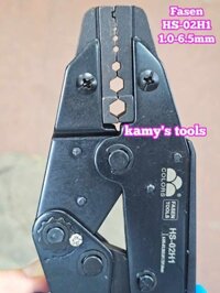 Kìm bấm cos lục giác đầu nối cáp đồng trục camera Fasen HS-02H1 đường kính 1.0-6.5mm dài 9 inch 235mm