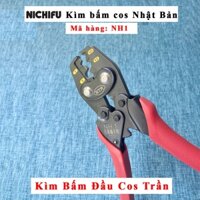 Kìm bấm cosse NH1 Nichifu Nhật Bản -Kiểu bấm điểm, có trợ lực, hiện số sau bấm- cho size cos 1.25, 2, 3.5, 5.5 8mm2