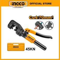 Kìm bấm đầu cos, kìm ép cốt thủy lực INGCO HHCT0170 đai ốc với các size 4,6,8,10,16,25,35,50,70mm²