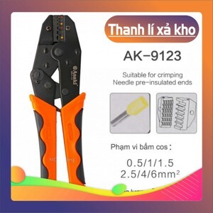 Kìm bấm đầu cosse chỉa bọc nhựa Asaki AK-9126 - 6mm2