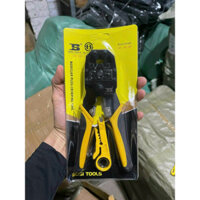 Kìm bấm Dây mạng Bấm cáp mạng Kèm bộ test mạng RJ45/RJ11 Bosi cao cấp - Bấm mạng trực tiếp gắn Laptop,Pc, Modem,..