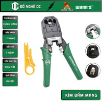 Kìm bấm dây mạng LINE ĐA NĂNG Wynn's W0283  thép Carbon cao cấp độ bền cao tiện dụng TẶNG KÈM DAO TUỐT DÂY GD