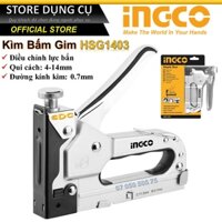 Kìm bấm đinh ghim gỗ điều chỉnh tăng lực 4-14mm INGCO HSG1403