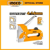 Kìm bấm ghim U cao cấp INGCO HSG1404 dòng công nghiệp phù hợp với ghim STS0208, STS0210 và STS0212