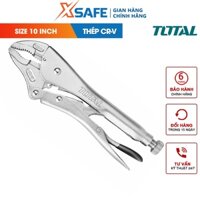 Kìm bấm hàm 10inch TOTAL THT191001 thép cr-v mạ niken cứng chắc, kềm bấm chết đa năng - chính hãng