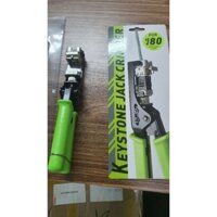 Kìm bấm hạt mạng âm tường, hạt tủ rack mạng 180 độ phù hợp với hạt comms amp