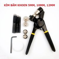 Kìm bấm khoen 5mm, 10mm, 12mm Bấm khoen lên giấy,da,bạt (không bấm lên vải) KÌM XỊN