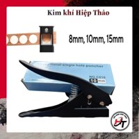 Kìm bấm lỗ chỉ nhựa nẹp pvc che lỗ vít kềm bấm lỗ tròn giấy 8mm 10mm 12mm 15mm Đen dày KBLNCN-D