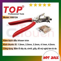 Kìm Bấm Lỗ Dây Nịt ( Kèm Khoen ) Top - K6012A