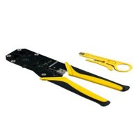 Kìm bấm mạng M-PARD MD035  bấm đầu RJ45 và RJ11 tích hợp dao tuốt vỏ,nhấn cáp