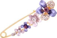 Kim băng cài áo Vintage đính hoa mẫu mới GC22 - 22.2 Hoa tím
