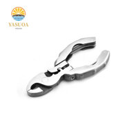 Kìm bỏ túi LARGLO, Kìm móc khóa Dụng cụ Mini EDC Kìm đầu tròn, Dụng cụ cắt dây tuốc nơ vít tiện ích 9 trong 1 di động Cắm trại