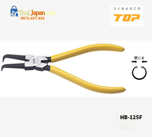 Kìm bóp phe mũi cong Top Kogyo HB-125F