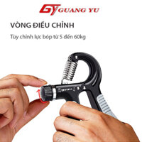 Kìm bóp tập tay GUANG YU dụng cụ hỗ trợ tập cơ tay, cẳng tay, kìm tùy chỉnh lực từ 5 đến 60kg có bộ đếm số - Màu Cam