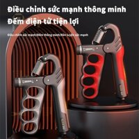 Kìm bóp tay chữ A điều chỉnh lực từ 5-100kg đếm số dụng cụ tập cơ tay cao cấp đếm số điện tử