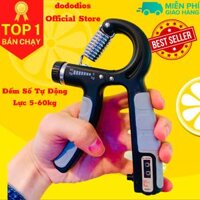 Kìm Bóp Tay, Kìm Tập Cơ Tay, Dụng Cụ Tập Gym Tại Nhà Điều Chỉnh Lực Có Đếm 10-60kg - Chính hãng dododios - ECO Màu Đen Đếm Số