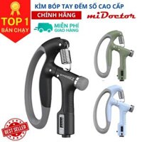 Kìm Bóp Tay Pro Đếm Số Điện Tử - Chọn Màu - Dụng Cụ Tập Gym Tập Cơ Bắp Cổ Tay Điều Chỉnh Lực Từ 10-100kg Hãng miDoctor - Xanh Lápro