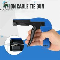Kìm buộc dây khóa kéo bằng Nylon COOLCELLS, Công cụ buộc cáp hiệu quả chặt nhanh, hợp kim bền bỉ Tiết kiệm nhân công tiện dụng Flush Cut Zip Tie Tool Cable