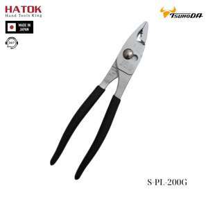 Kìm cá sấu mỏng cán bọc 200mm Tsunoda S-PL-200G