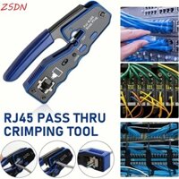 Kìm cáp mạng ZSDN Máy cắt dây Đầu nối RJ45 Hộ gia đình