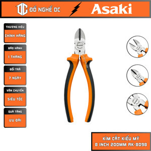 Kìm cắt Asaki AK-8098 - 8"