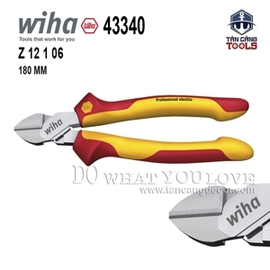 Kìm cắt cách điện 1000V Wiha 43340