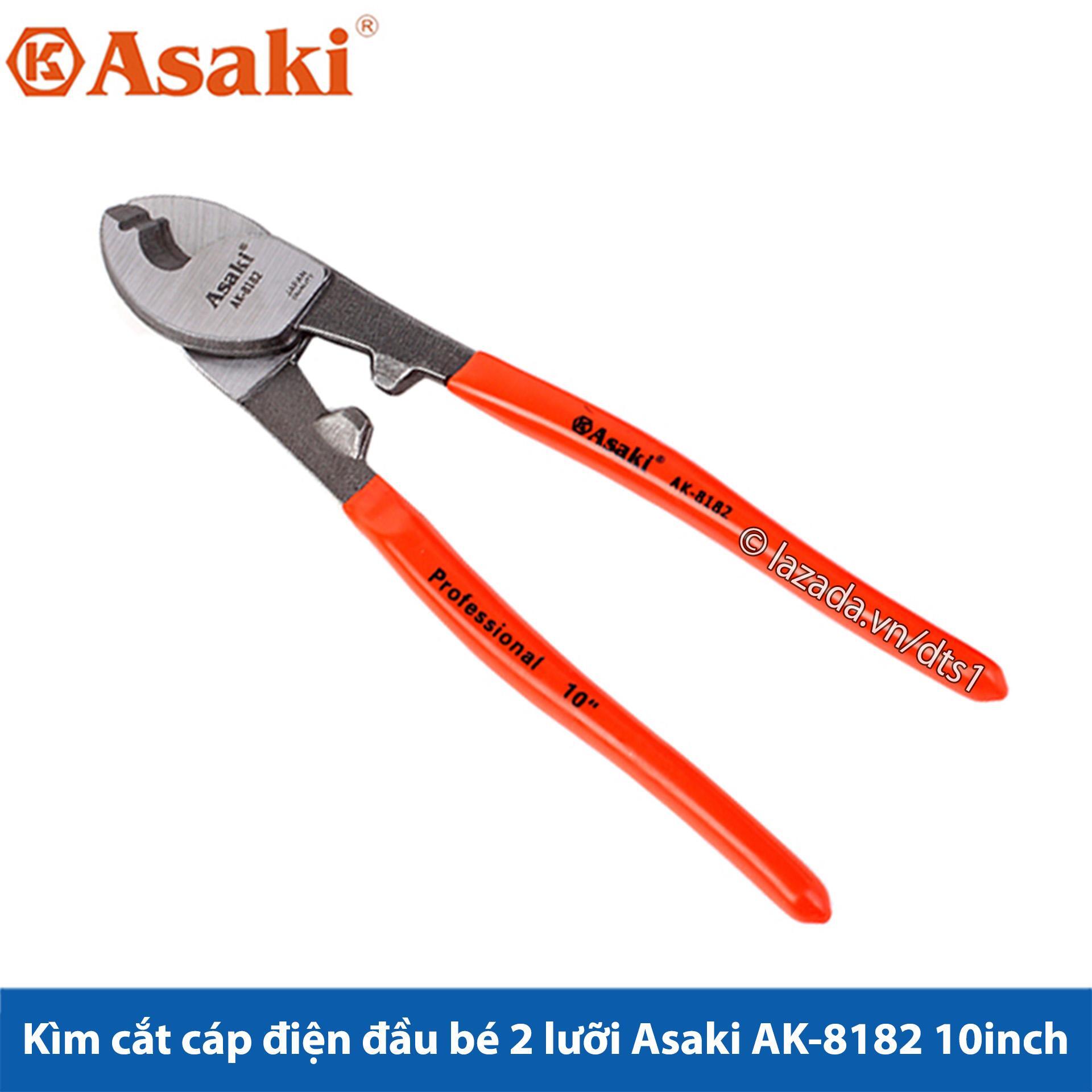 Kìm cắt cáp Asaki AK-8182 - C2-10inch
