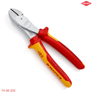 Kìm cắt chéo đòn bẩy cao Knipex 74 06 200