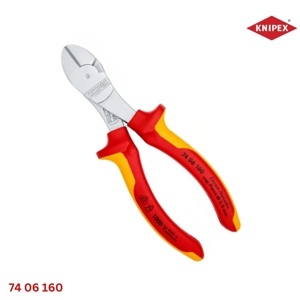 Kìm cắt chéo đòn bẩy cao Knipex 74 06 160