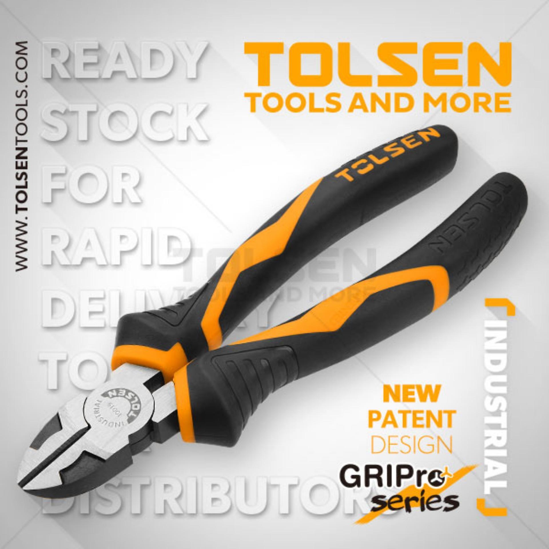 Kìm cắt công nghiệp Tolsen 10019 180mm