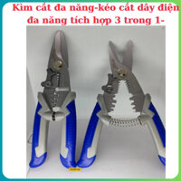 Kìm cắt đa năng-kéo cắt dây điện đa năng tích hợp 3 trong 1-cắt dây-tuốt dây -bấm cos