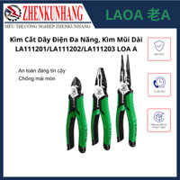 Kìm Cắt Dây Điện Đa Năng, Kìm Mũi Dài Mặt Cắt Cáp Kéo Cắt Điện Dụng Cụ Chuyên Nghiệp LA111201/LA111202/LA111203 LOA A