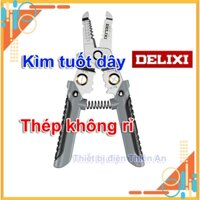 Kìm cắt dây điện đa năng DELIXI 2661 cho thợ điện 9 trong 1 chất lượng cao tuốt dây điện thông minh