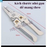 Kìm Cắt dây điện, tuốt sợi đa năng 9 trong 1 hàng Nhật cao cấp chính hãng Điện cơ PHT