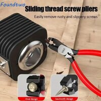 Kìm cắt dây FOUNDTWO, Kìm cắt cáp có bánh xe, Khai thác nhanh đa chức năng Bộ kéo móng tay bị hư hỏng Loại bánh răng Dụng cụ cắt dây Kìm Dụng cụ cầm tay