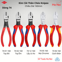 Kìm Cắt Knipex Thân Chéo Dài 160mm Lưỡi 64HRC 74 01 160/ 74 02 160/ 74 12 160/ 74 05 160/ 74 06 160