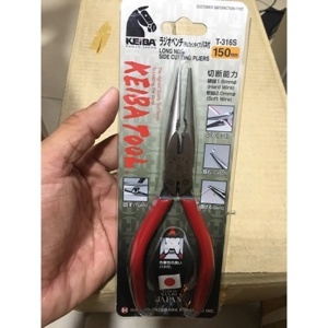 Kìm cắt mũi nhọn Keiba T-316S, 150mm