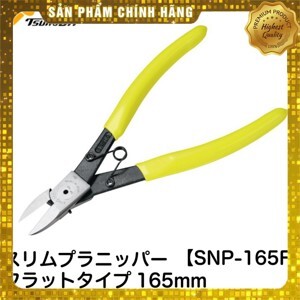 Kìm cắt nhựa mỏng lưỡi phẳng 165mm Tsunoda SNP-165F