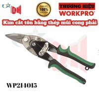 Kìm Cắt Tôn Bằng Thép Mũi Cong Phải 250mm (10 Inches) WORKPRO WP214015 - HÀNG CHÍNH HÃNG