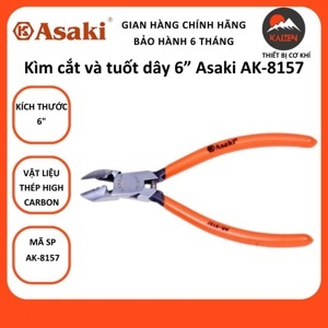 Kìm cắt và tuốt dây Asaki AK-8157