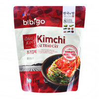Kim Chi Cải Thảo Cây Ông Kim’s Thực Phẩm Cầu Tre Gói 1kg