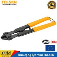 Kìm cộng lực mini công nghiệp TOLSEN, kìm cắt sắt mini thép CrV đen bóng xử lý nhiệt độ cao - Tiêu chuẩn Châu Âu